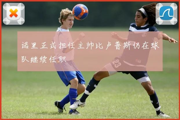 诺里正式担任主帅比卢普斯仍在球队继续任职